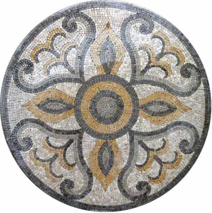 MD220 artistic  medallion Mosaic