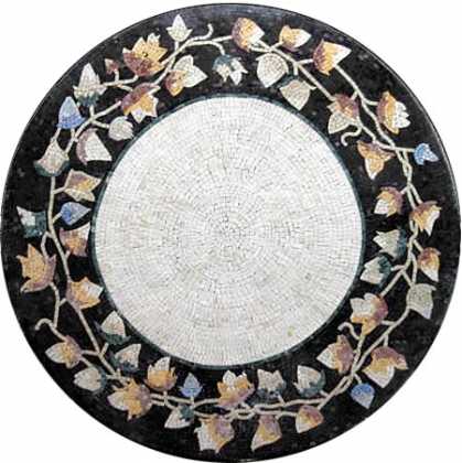 MD24 Flower branches on a mirror Mosaic