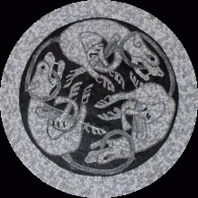 MD355 Three Dogs Mosaic