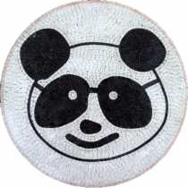 MD384 Panda Head Medallion Mosaic