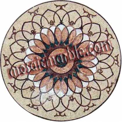 MD584 Flower architecture Mosaic