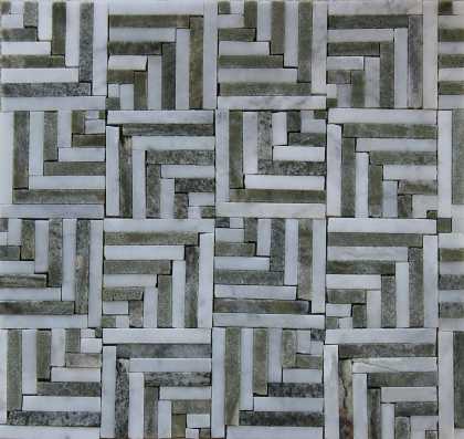 Floor Tile 3D Squares Illusion Mosaic