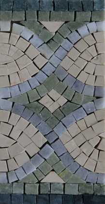 BD1024 SRepetitive Border Mirror Frame Design  Mosaic