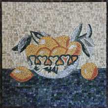 Bowl of Lemons Kitchen Square Backsplash Mosaic