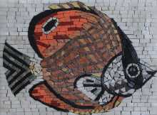 Fish Mosaic Decorative Tile