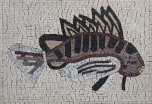 Fish Backsplash Mosaic Tile Decor