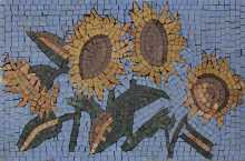 FL909 Cutest Sunflowers Mosaic