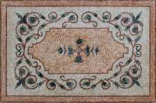 Floral Mosaic Floor Rug