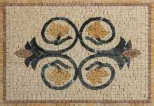 Floral Mosaic Tile Detail