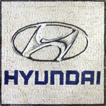 Hyundai Logo Mosaic