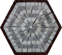 Hexagon Puzzle Mosaic