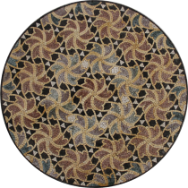Kaleidoscope Pattern Mosaic Tile