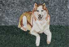 Custom Dog Portrait for Your Garden