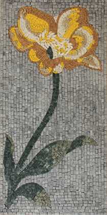 Mosaic Flower Tile Art Room Decor