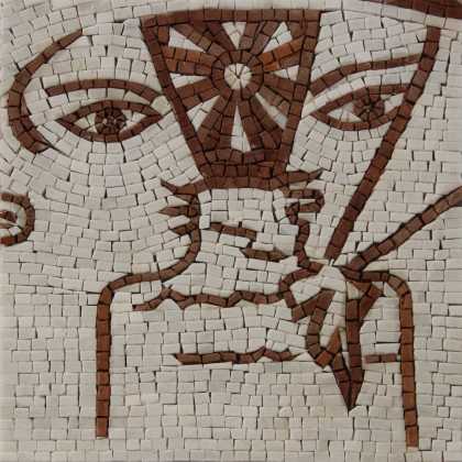 Faces Mosaic Tile Art Home Decor