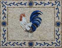Rooster Animal Garden Outdoor Home Art  Mosaic