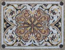 Geometrical Mosaic Rug Classical Design