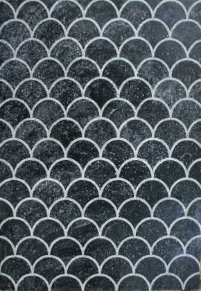 Scale Pattern Black and White Wallpaper Mosaic 