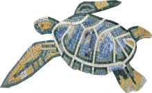 Sea Turtle No Background Mosaic
