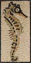 Sea Horse Mosaic Tiles