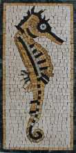 Little Sea Horse Mosaic Tile Art
