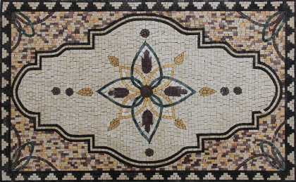 Spanish Mosaic Floor Rug