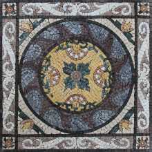 Square Floor Tile Greco Roman Mosaic