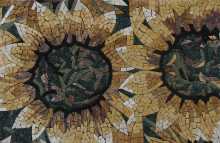Sunflower Yellow Wall Hanging Home Decor Mosaic