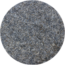 Tumbled Plain Round Mosaic Stepping Stone