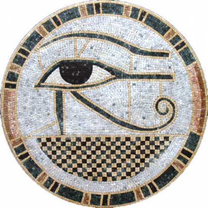 Udjat Eye of Horus Mosaic